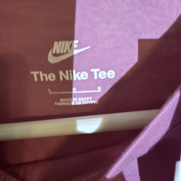 Nike Fuchsia Tee with Logo Large - Picture 4 of 4